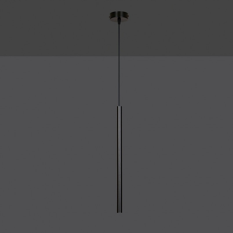 Lampa Wisząca Selter Czarna Emibig | Minimalistyczny Design