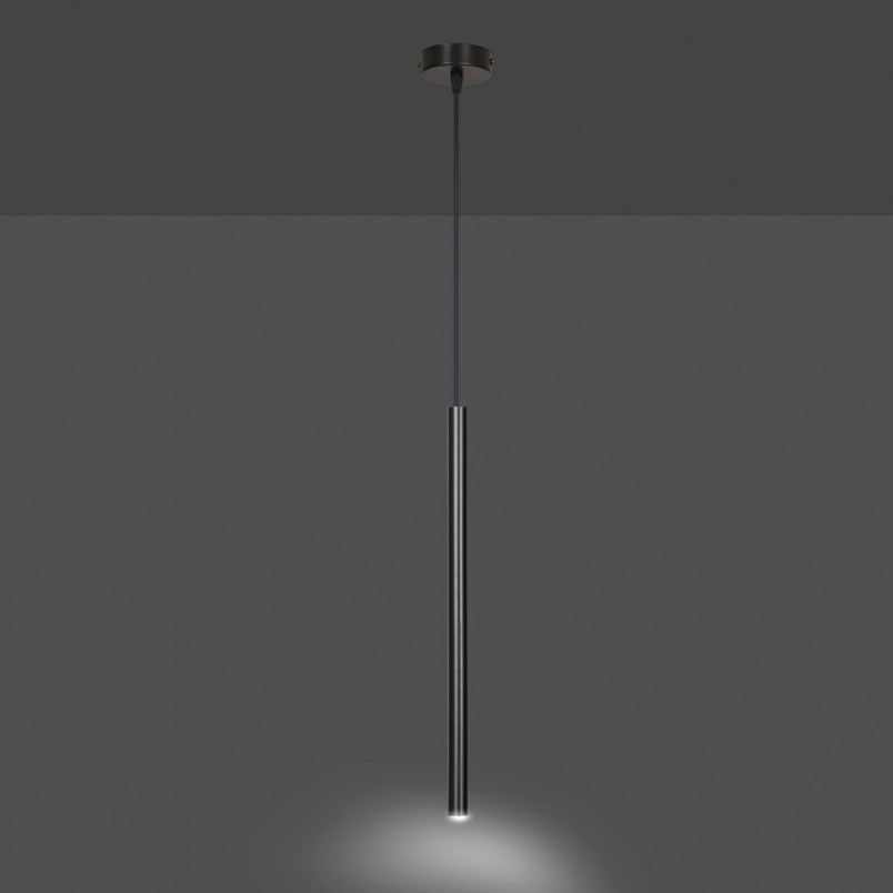 Lampa Wisząca Selter Czarna Emibig | Minimalistyczny Design