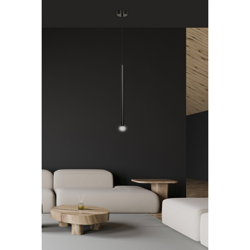 Lampa Wisząca Selter Czarna Emibig | Minimalistyczny Design
