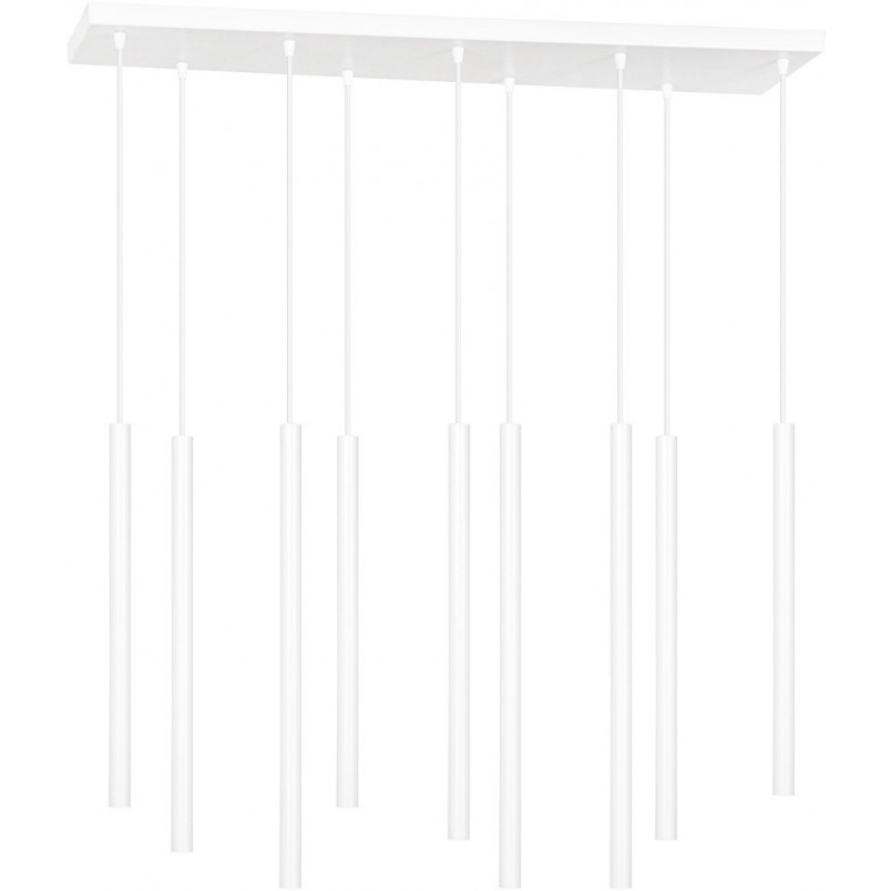 Lampa wisząca Selter IX biała Emibig | Minimalistyczny design