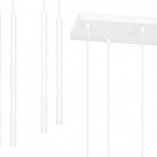 Lampa wisząca Selter IX biała Emibig | Minimalistyczny design