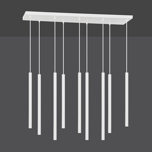 Lampa wisząca Selter IX biała Emibig | Minimalistyczny design