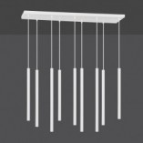 Lampa wisząca Selter IX biała Emibig | Minimalistyczny design