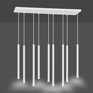 Lampa wisząca Selter IX biała Emibig | Minimalistyczny design