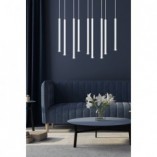 Lampa wisząca Selter IX biała Emibig | Minimalistyczny design
