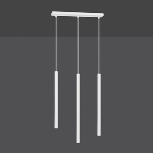 Lampa wisząca Selter III biała Emibig | Minimalistyczny design