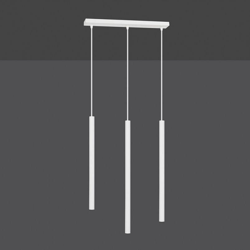 Lampa wisząca Selter III biała Emibig | Minimalistyczny design