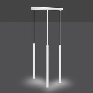 Lampa wisząca Selter III biała Emibig | Minimalistyczny design