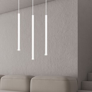 Lampa wisząca Selter III biała Emibig | Minimalistyczny design