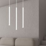 Lampa wisząca Selter III biała Emibig | Minimalistyczny design