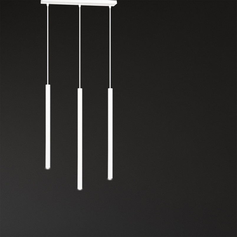 Lampa wisząca Selter III biała Emibig | Minimalistyczny design