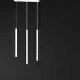 Lampa wisząca Selter III biała Emibig | Minimalistyczny design