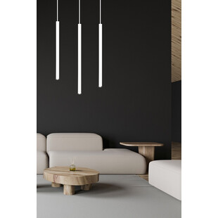 Lampa wisząca Selter III biała Emibig | Minimalistyczny design
