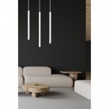 Lampa wisząca Selter III biała Emibig | Minimalistyczny design