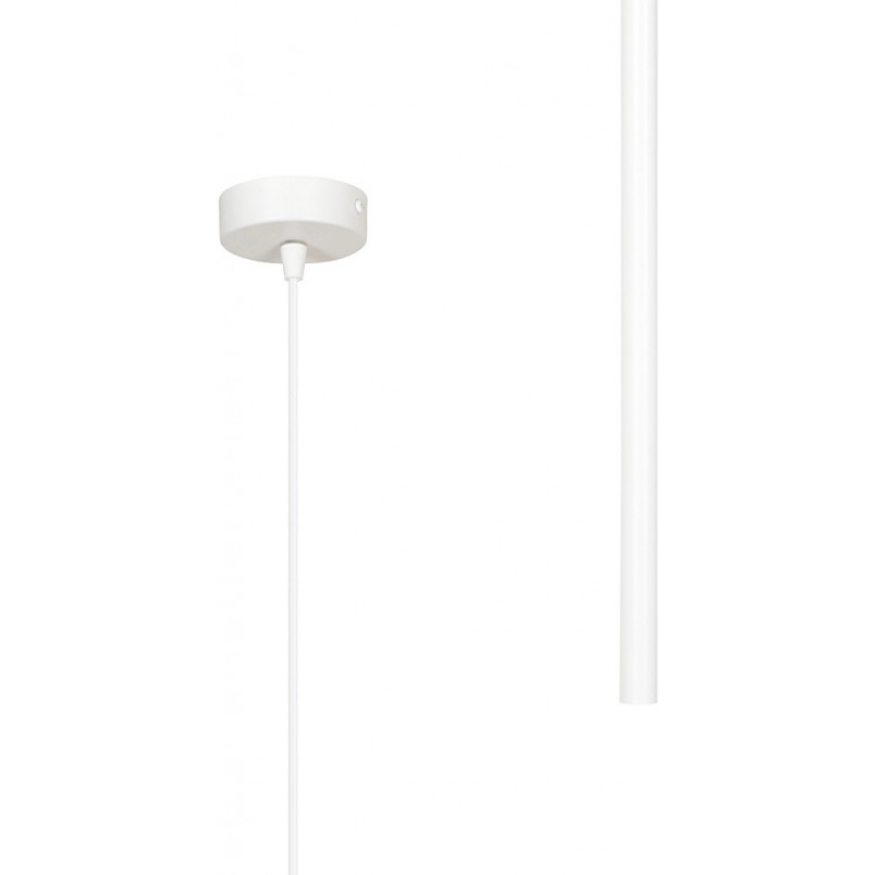 Lampa wisząca Selter biała Emibig | Minimalistyczny design