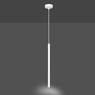 Lampa wisząca Selter biała Emibig | Minimalistyczny design