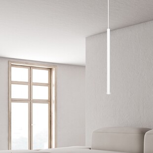 Lampa wisząca Selter biała Emibig | Minimalistyczny design