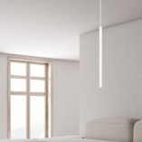 Lampa wisząca Selter biała Emibig | Minimalistyczny design