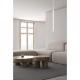 Lampa wisząca Selter biała Emibig | Minimalistyczny design