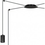 Lampa wisząca "Pająk" Traker IV czarna Emibig | Sklep Lamp