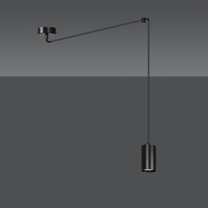 Lampa wisząca "Pająk" czarna Emibig - Regulowana wysokość