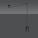 Lampa wisząca "Pająk" czarna Emibig - Regulowana wysokość