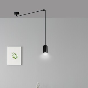 Lampa wisząca "Pająk" czarna Emibig - Regulowana wysokość