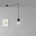 Lampa wisząca "Pająk" czarna Emibig - Regulowana wysokość
