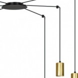 Lampa wisząca "Pająk" Glamour Traker VI - Emibig | Złoto