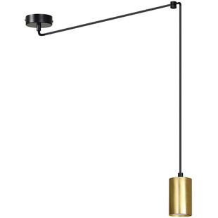 Lampa wisząca Pająk Glamour | Emibig Traker Złoto-Czarna