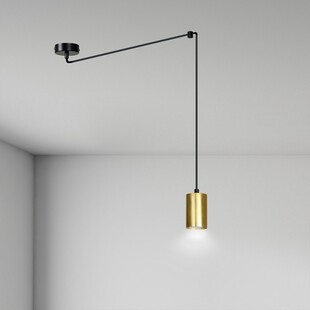 Lampa wisząca Pająk Glamour | Emibig Traker Złoto-Czarna