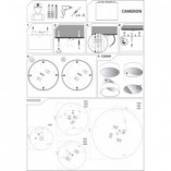 Plafon okrągły biały Nowodvorski Cameron | Skandynawski design