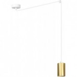 Lampa wisząca "Pająk" Glamour Traker - Emibig | Złoto i Biało
