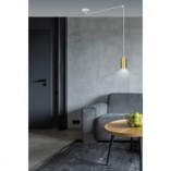 Lampa wisząca "Pająk" Glamour Traker - Emibig | Złoto i Biało