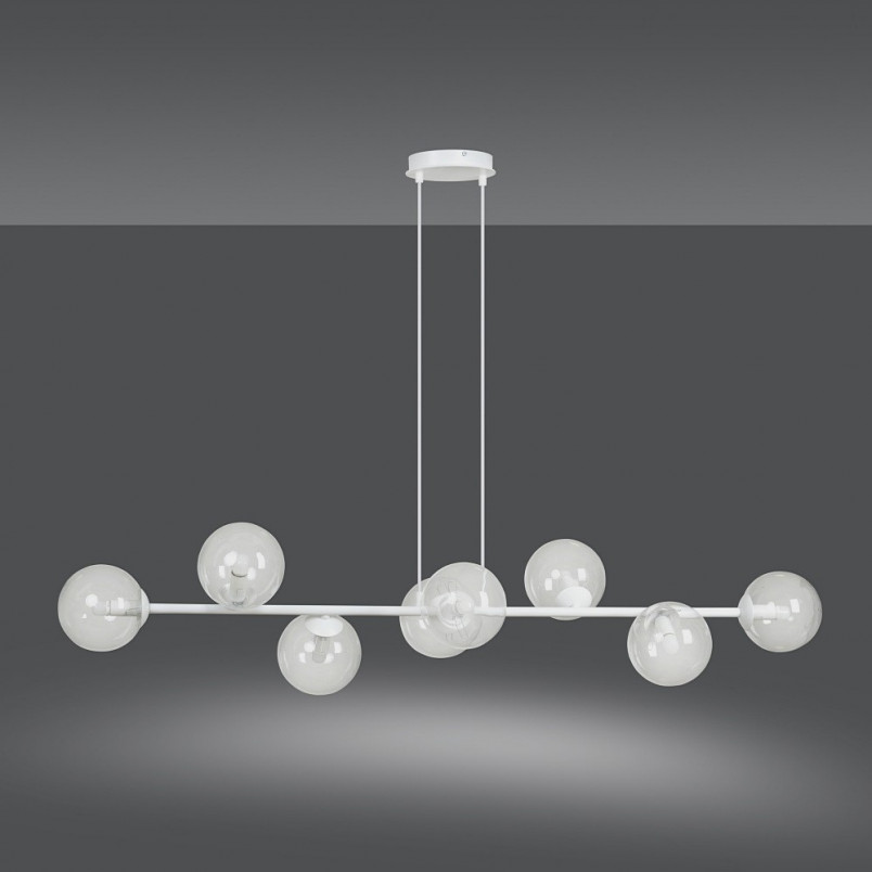 Lampa wisząca Rossi VIII - szklane kule | Emibig