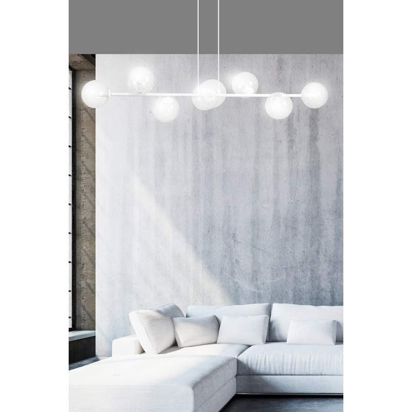 Lampa wisząca Rossi VIII - szklane kule | Emibig