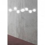 Lampa wisząca Rossi VIII - szklane kule | Emibig