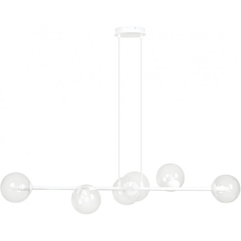 Lampa wisząca Rossi VI - szkło, 110cm | Emibig