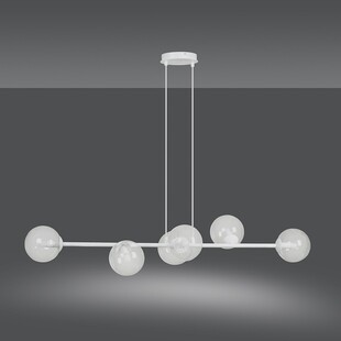 Lampa wisząca Rossi VI - szkło, 110cm | Emibig