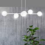 Lampa wisząca Rossi VI - szkło, 110cm | Emibig