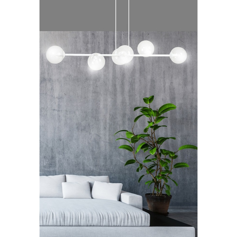 Lampa wisząca Rossi VI - szkło, 110cm | Emibig