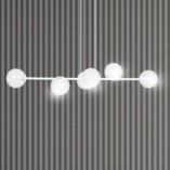 Lampa wisząca Rossi VI - szkło, 110cm | Emibig