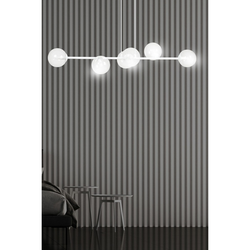 Lampa wisząca Rossi VI - szkło, 110cm | Emibig