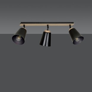 Reflektor sufitowy Atlas III czarny | Emibig - Skandynawski Design