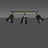 Reflektor sufitowy Atlas III czarny | Emibig - Skandynawski Design