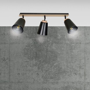 Reflektor sufitowy Atlas III czarny | Emibig - Skandynawski Design