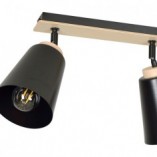 Reflektor sufitowy Atlas II czarny | Skandynawska lampa Emibig
