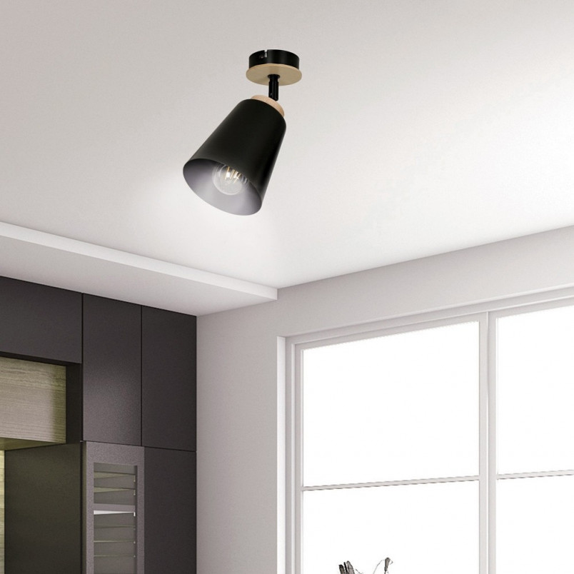 Reflektor sufitowy Atlas czarny | Emibig - Skandynawski design
