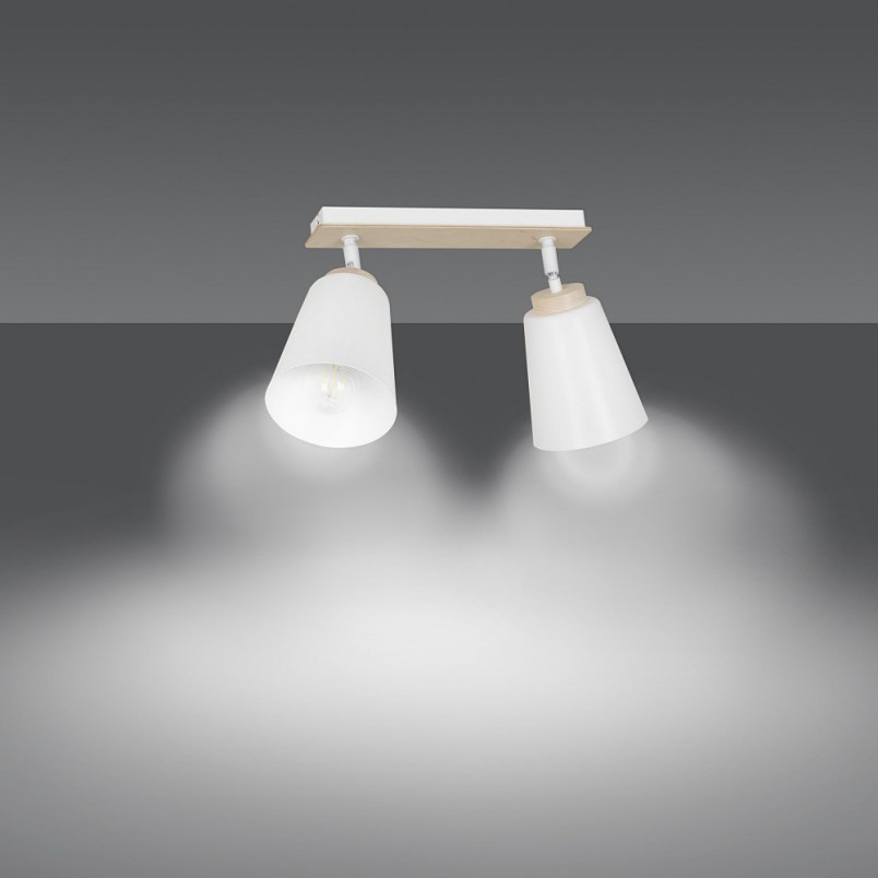 Reflektor sufitowy Atlas II biały Emibig | Skandynawski Design