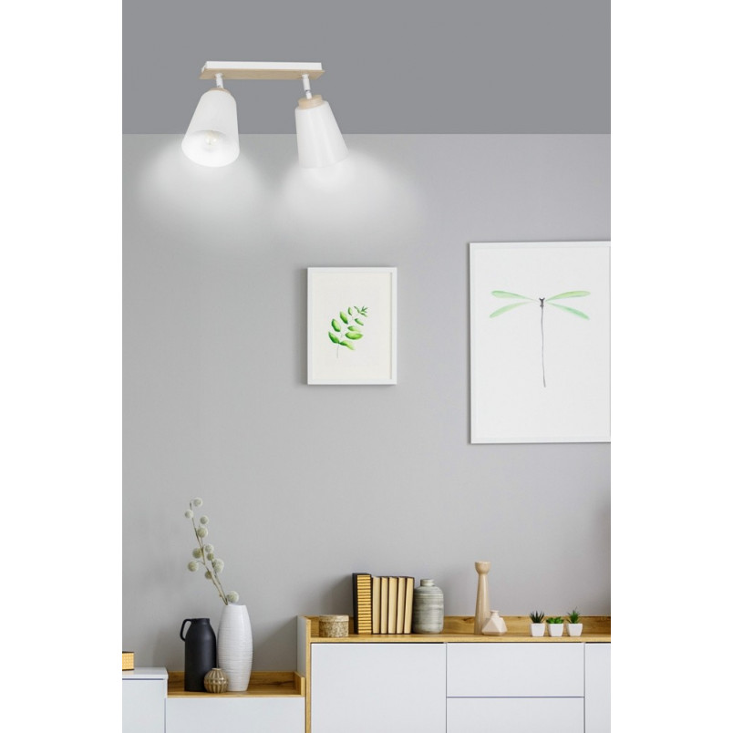 Reflektor sufitowy Atlas II biały Emibig | Skandynawski Design